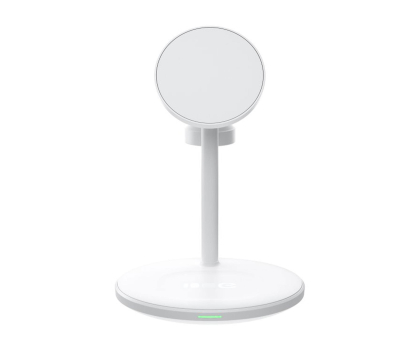 Ładowarka i akumulator Green Cell MagScape Ładowarka Indukcyjna 3w1 MagSafe Biały